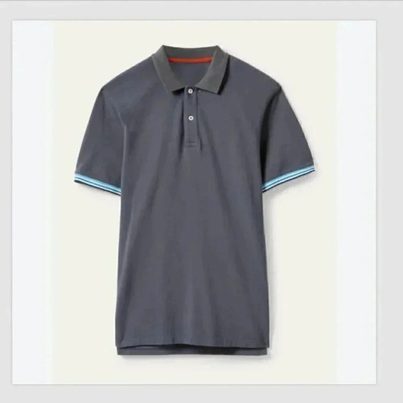 BODEN Men's Piqué Polo Shirt London Grey Size XL Golf Business Casual Workwear - Picture 2 of 8